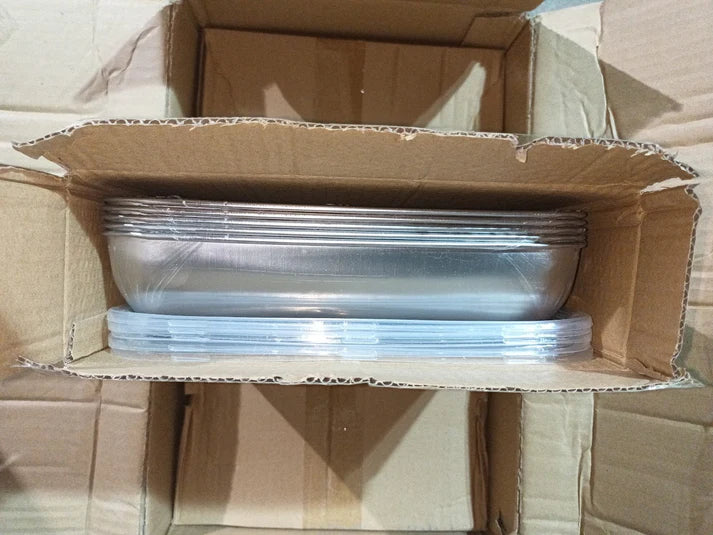 식재료 냉동보관 달라붙음 방지 - SUS 316 용기 6개 Set