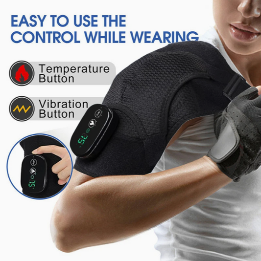 (신품) 어깨 찜질 + 진동 마사지