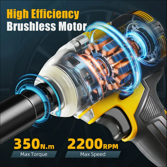 (신품) 임팩트 렌치 1/2 258 Ft-lbs 21v 2.6Ah x2