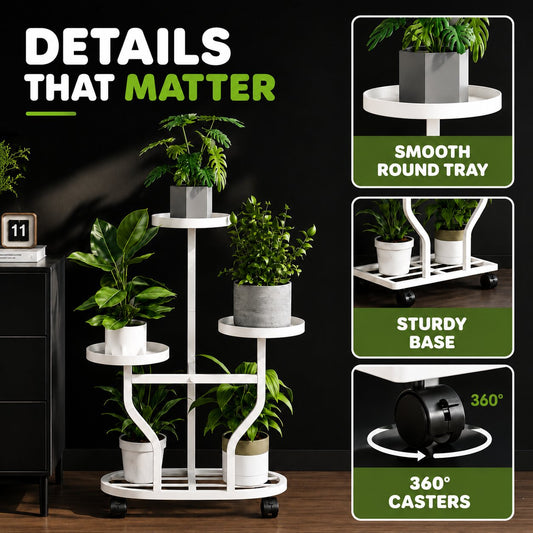 Metal Plant Stand (See Video)