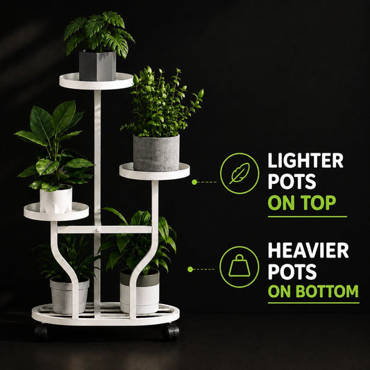 Metal Plant Stand (See Video)