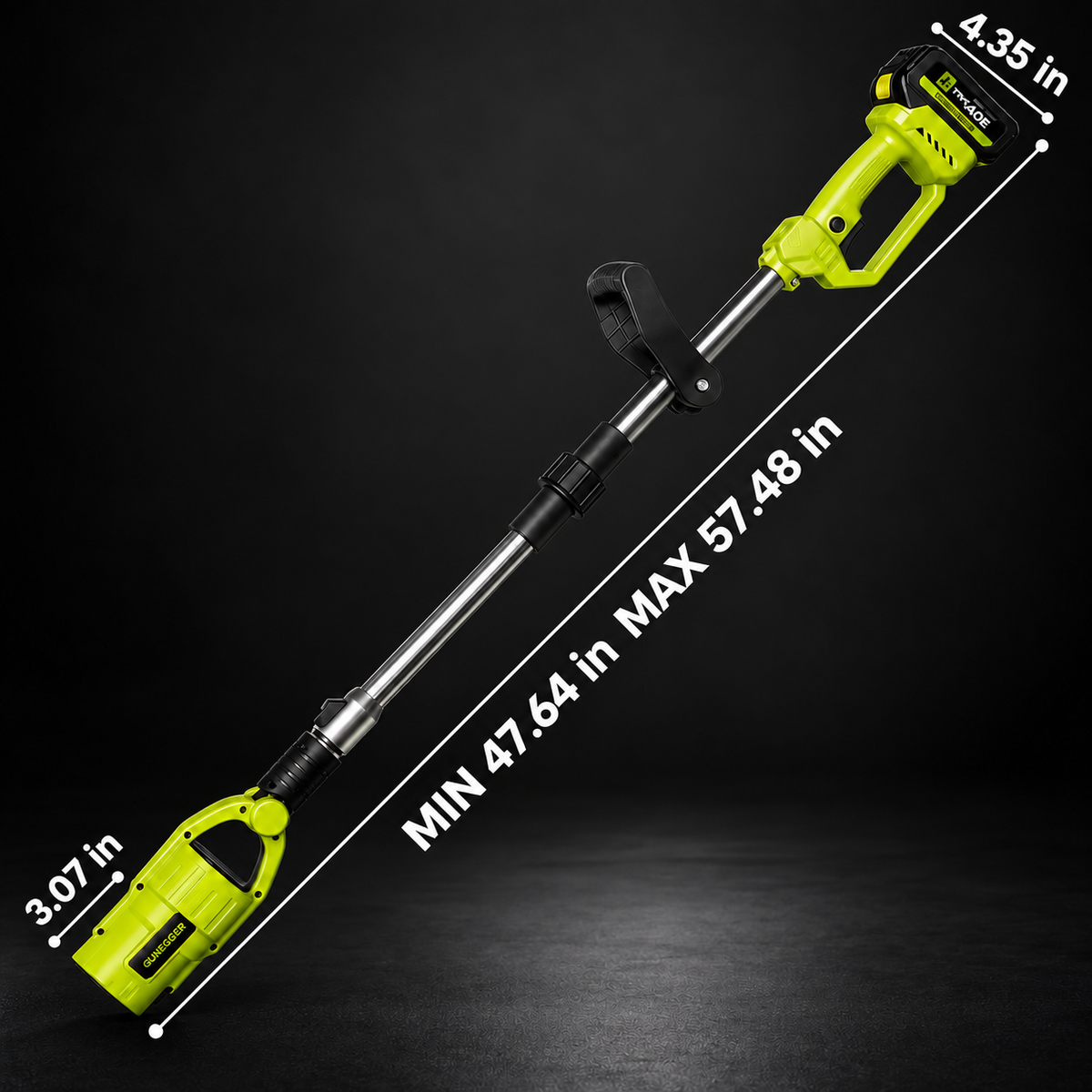 Cordless Telescopic Leaf Blower - 2 x 4.0Ah Batteries