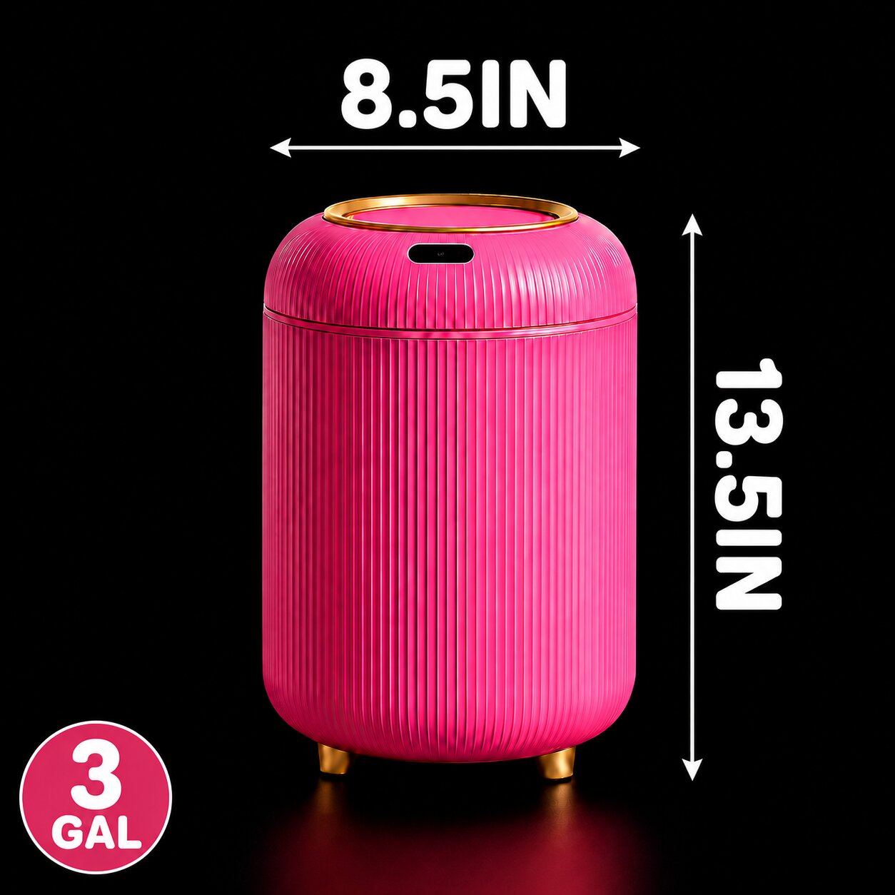 Sensor Trash Can - 3 Gal (See Video)