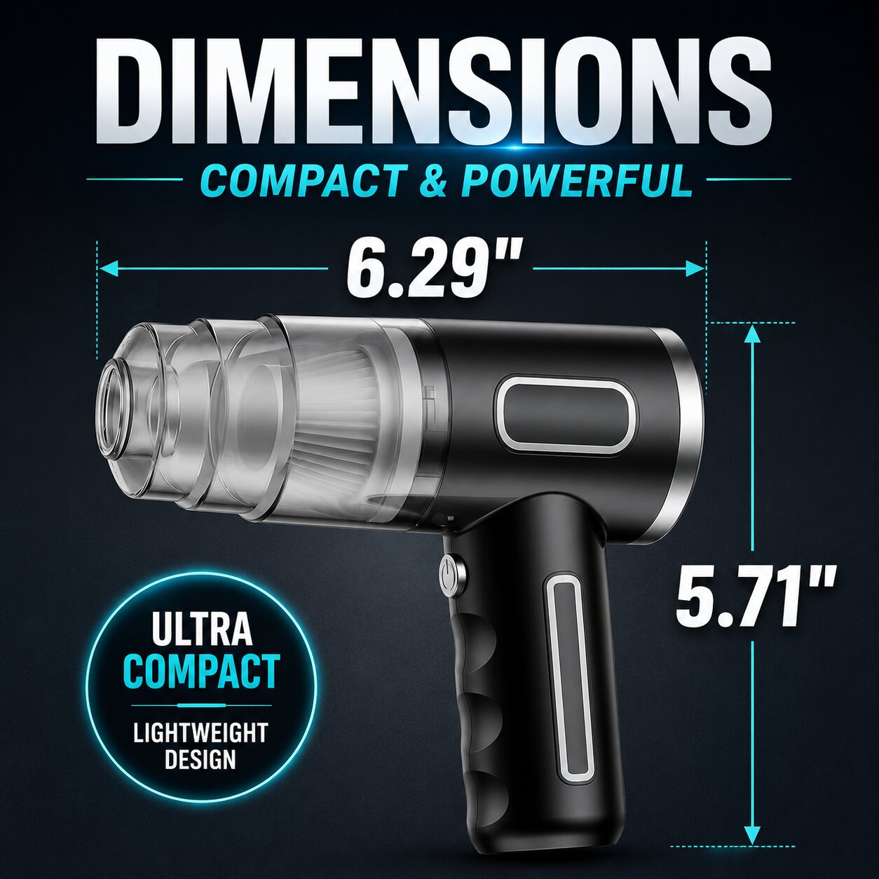 Cordless Car Vacuum - Mini