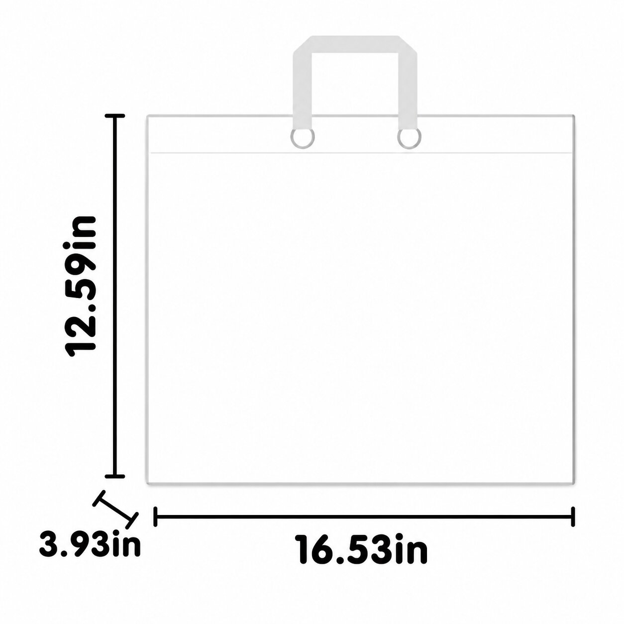 Gift Bags XL - 10 Pack (White)