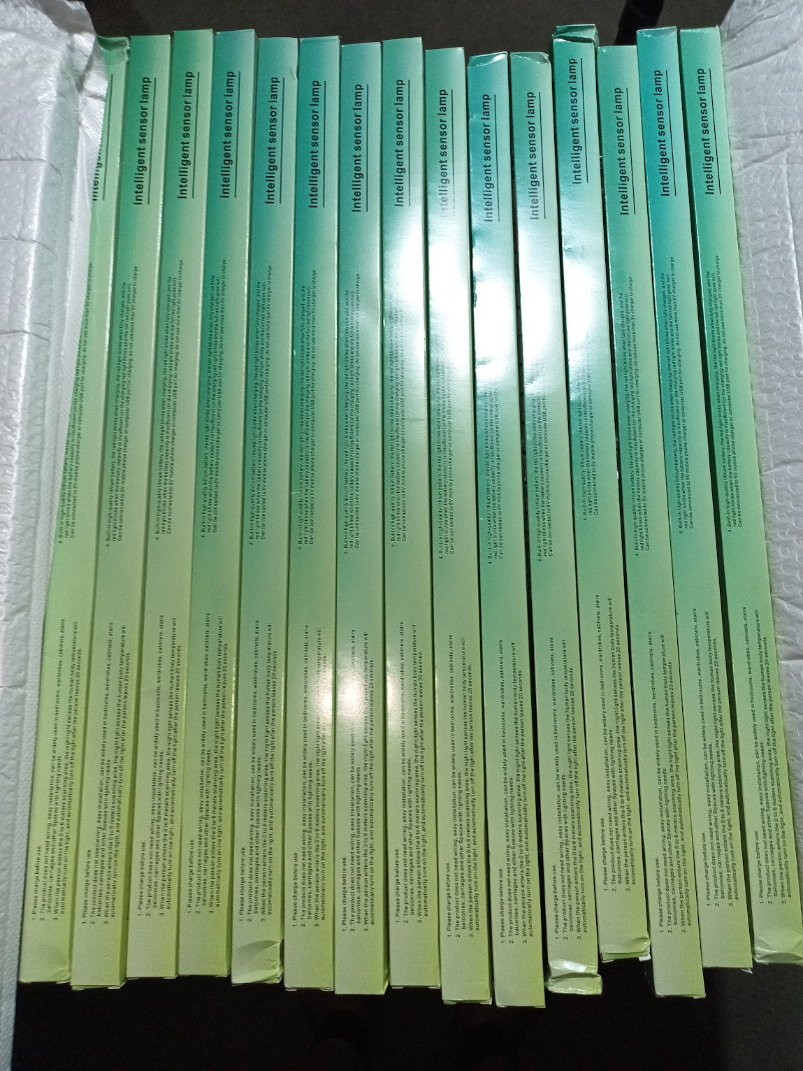 (신품) 20인치 자동 센서등 흰색/노랑