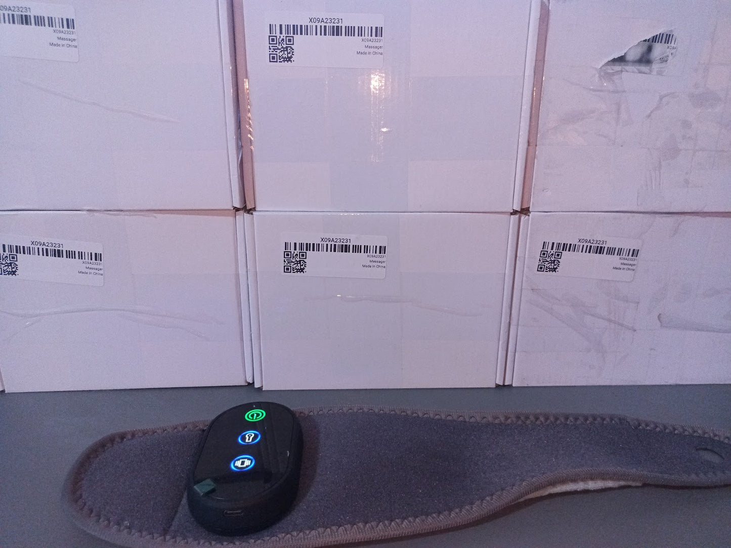 (신품) 무선 손목 찜질패드 + 약한 진동 마사지