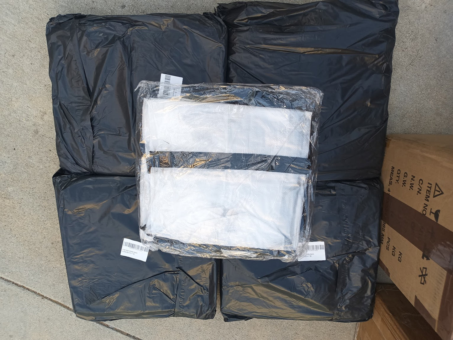 (신품) 이불/옷정리 가방 6개 Set