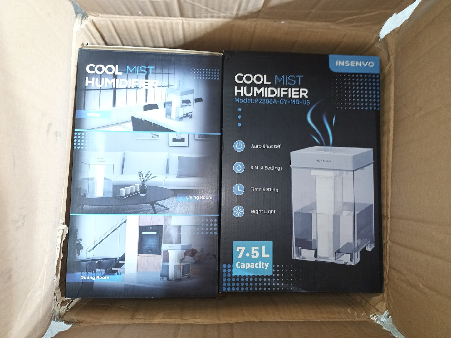 청소 간단한 겨울 가습기 7.5L