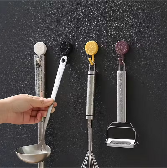 Self-Adhesive Hooks 10개 (색상중복)