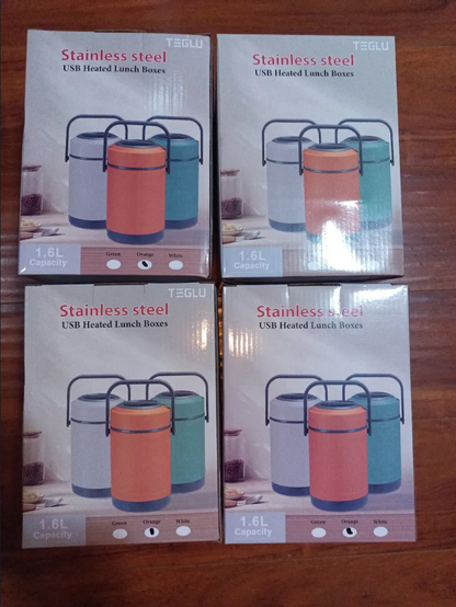 (신품) 전기 보온 도시락
