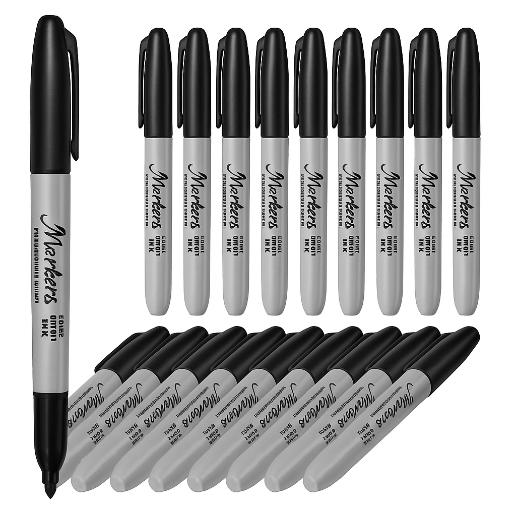 (신품) Permanent 마커 Fine Point 20개
