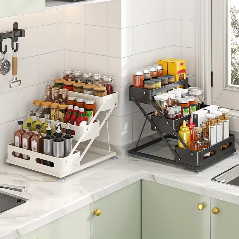 (조립불량) 3단 양념렉 - 흰색