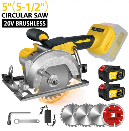 (신품) Circular Saw 5" 20v 3Ah x2