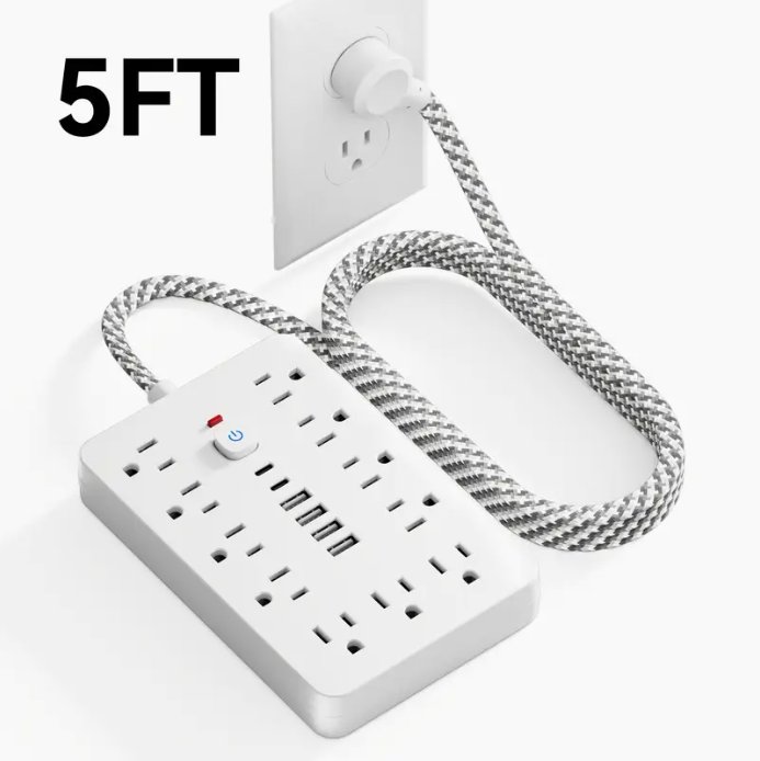 파워 스트립 (멀티탭) 1250W - 5FT