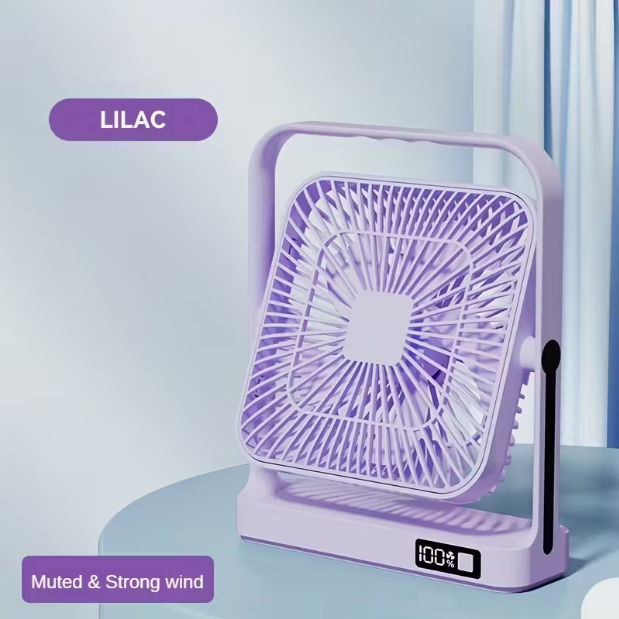 (신품) 무선 선풍기 보라/흰색