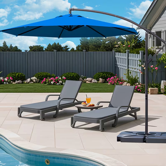 10FT Offset 패티오 우산 ( 베이스 미포함 )