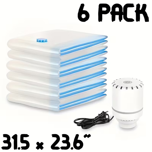 이불 / 옷정리 진공백 라지 6개 + 전기펌프 세트