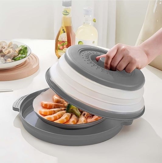 전자렌지 음식 튐 방지 커버 + 받침