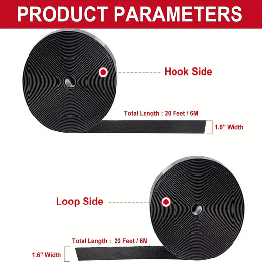 20FT x 1.5인치 벨크로
