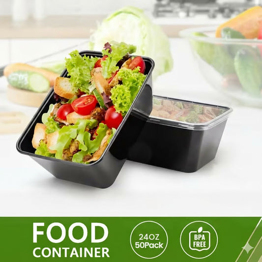 24oz 음식 배달용기 50개  - 사이드 메뉴용