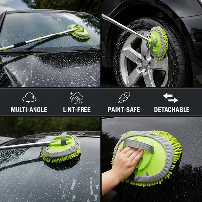 Car Wash Mop + Extra Pad