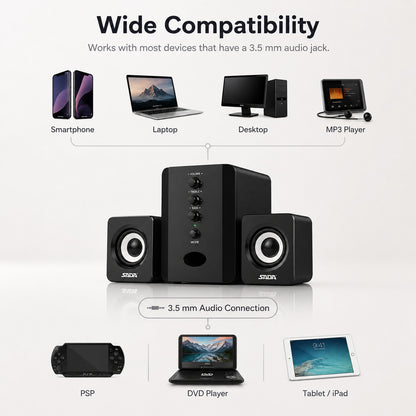 미니 2.1 USB  스피커