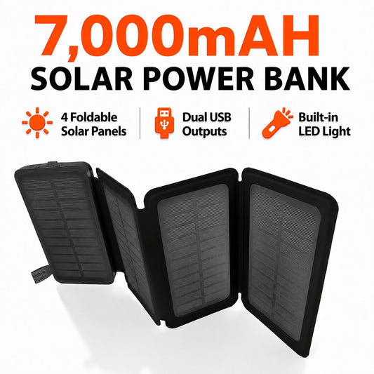 태양광 파워뱅크 - 7000mAh