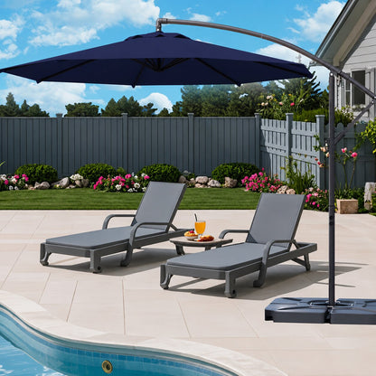 10FT Offset Patio Umbrella - Base Not Included