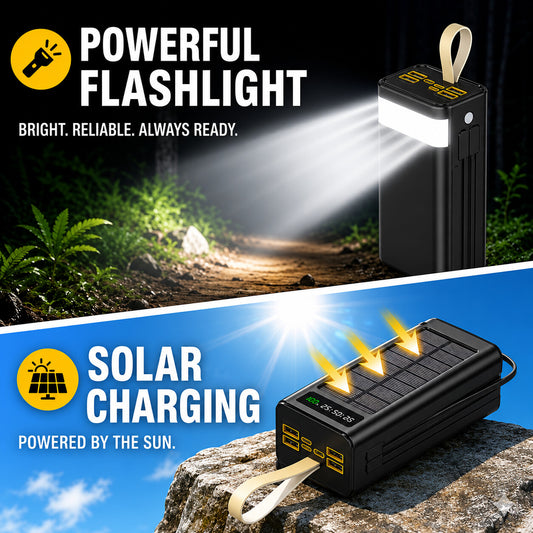 💥실측 20000 mAh - 태양광 파워뱅크