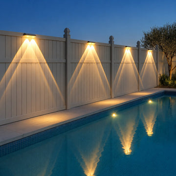 Solar Fence / Garden Lights - 2 Pack