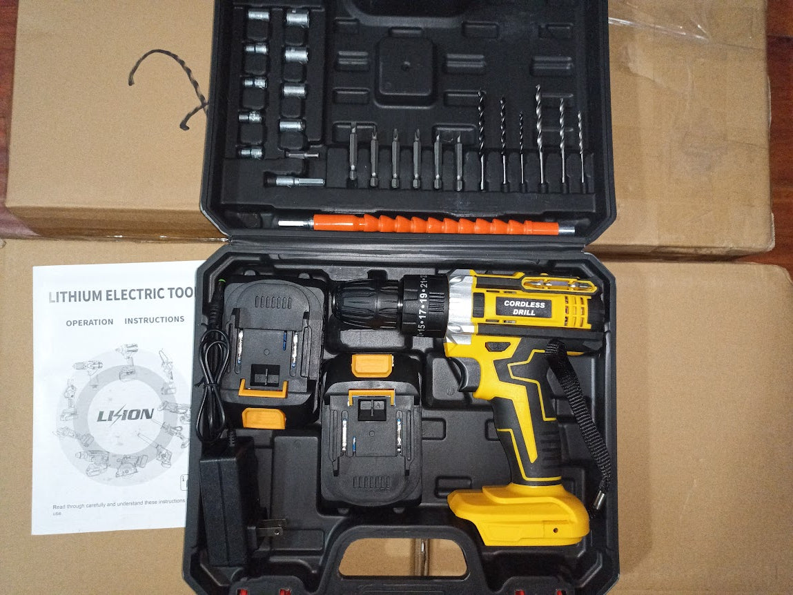 임팩트 드릴 398in-lbs 21V 2Ah x2