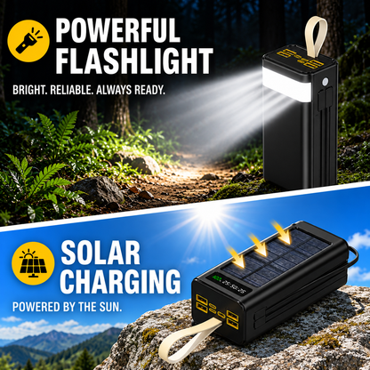 💥 실측 20000 mAh  - 태양광 파워뱅크