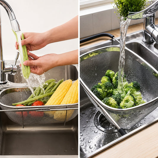 Over the Sink Expandable Colander - Large