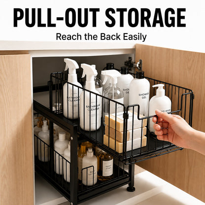Under Sink Cabinet Organizer - 1 Pack