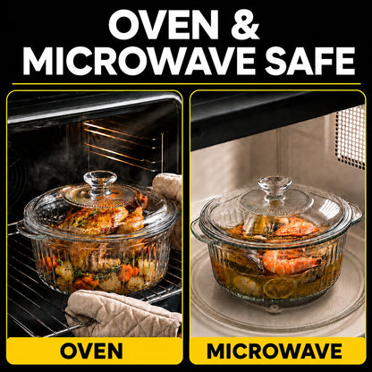 Glass Casserole Dish - 2.5QT