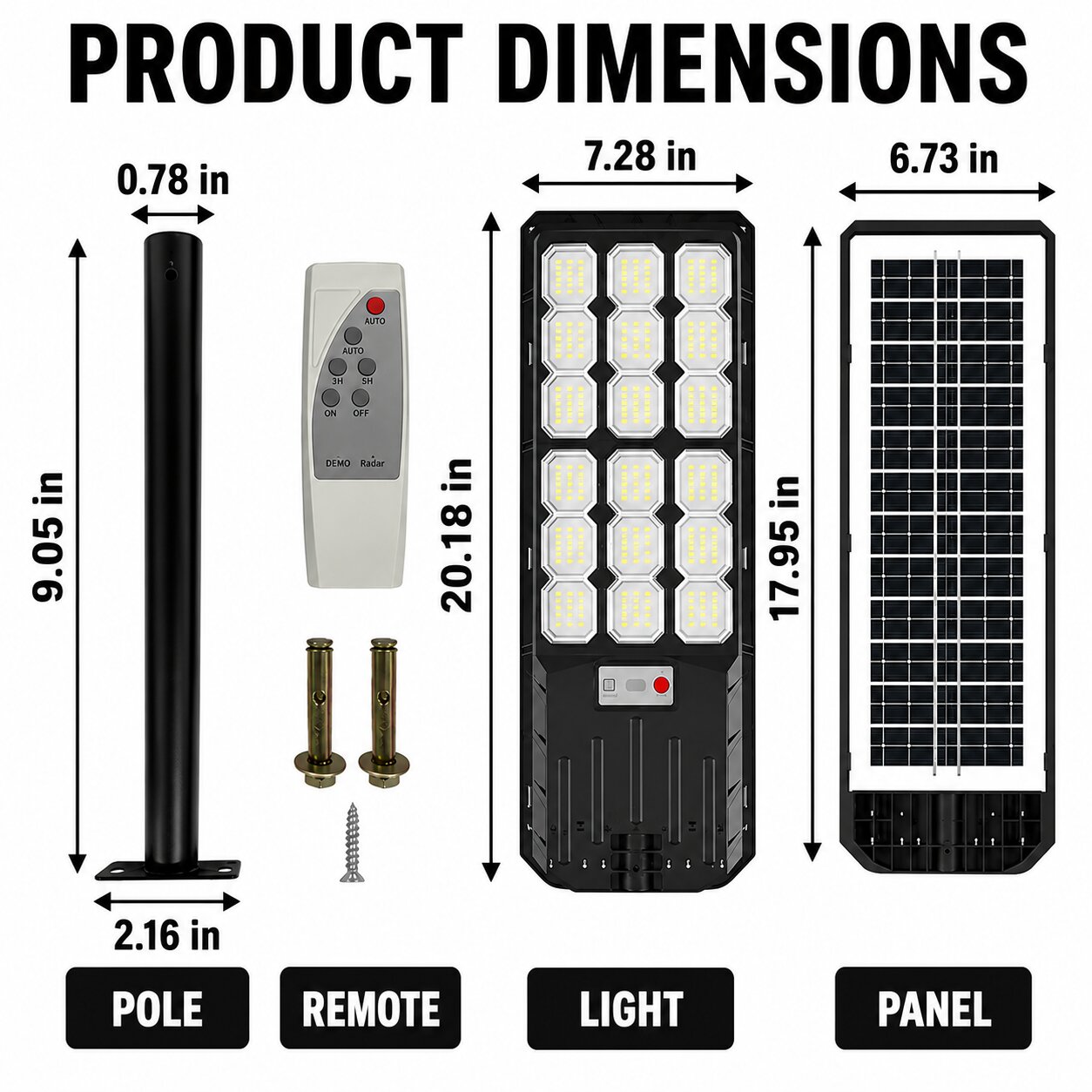 Solar Flood Light - Large