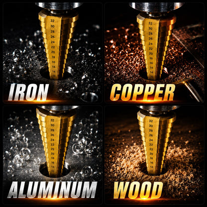Step Drill Bit Set