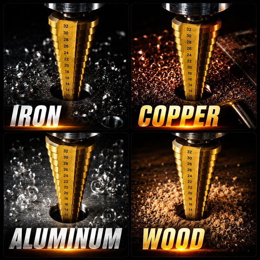 Step Drill Bit Set