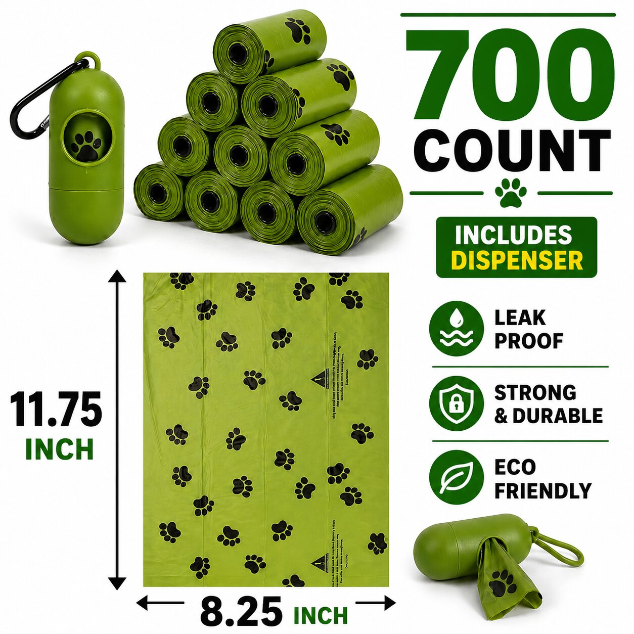 Dog Poop Bags - 700 Count