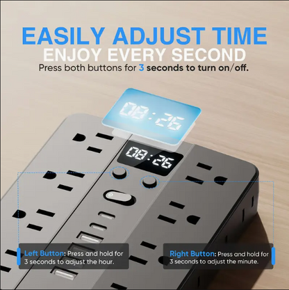 시계 파워 스트립 5FT 16구