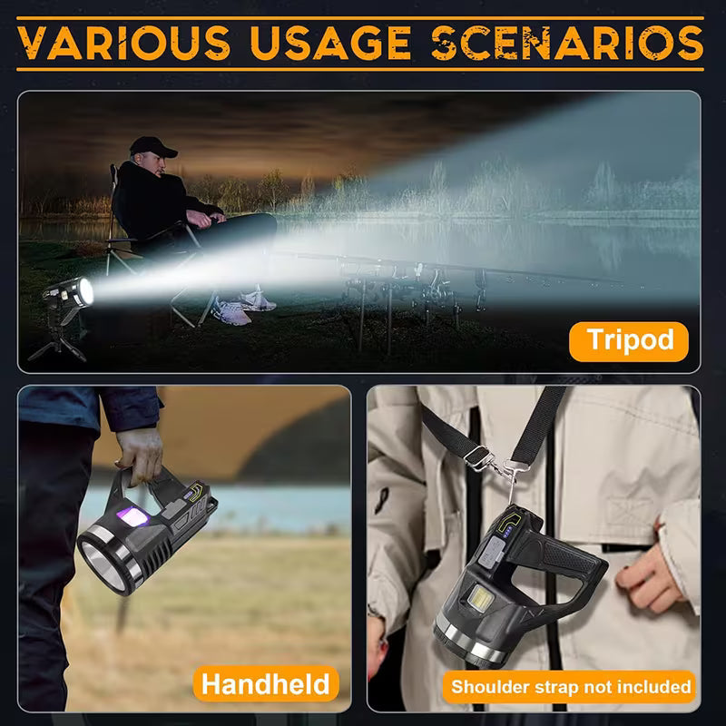 삼각대 손전등 (+차량 비상등) Spotlight