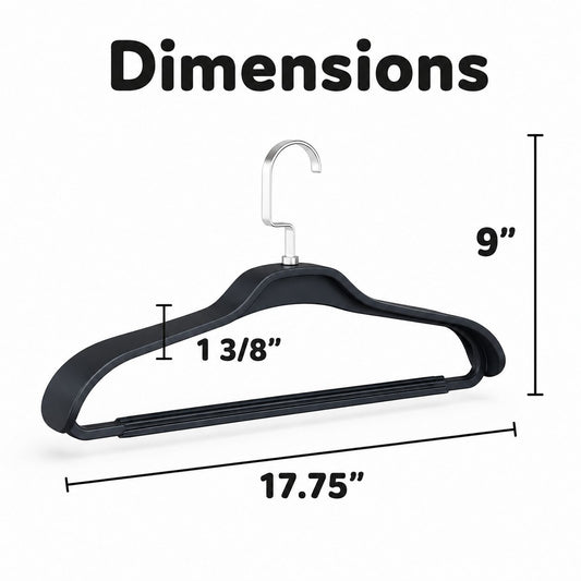 17.75" 옷걸이 - 5개