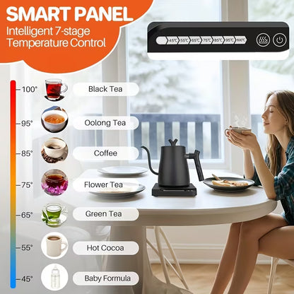 Gooseneck 전기 주전자 1L , 1000W