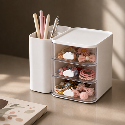 Mini Drawers - White