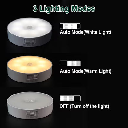 색깔변경 USB 충전식 센서등