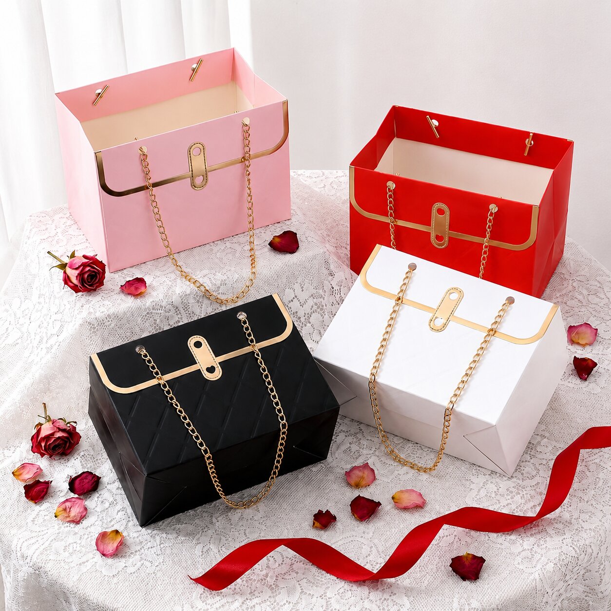 Mini Paper Gift Bags - 12 Pack