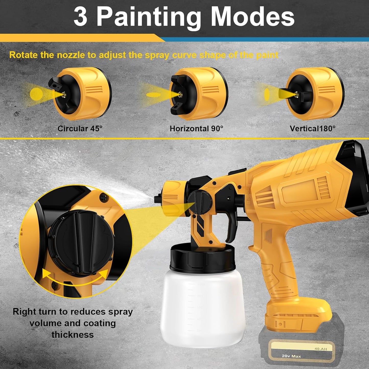 무선 페인트 스프레이