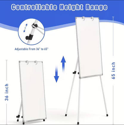 (신품) 36x24" 삼각대 화이트 보드 Set
