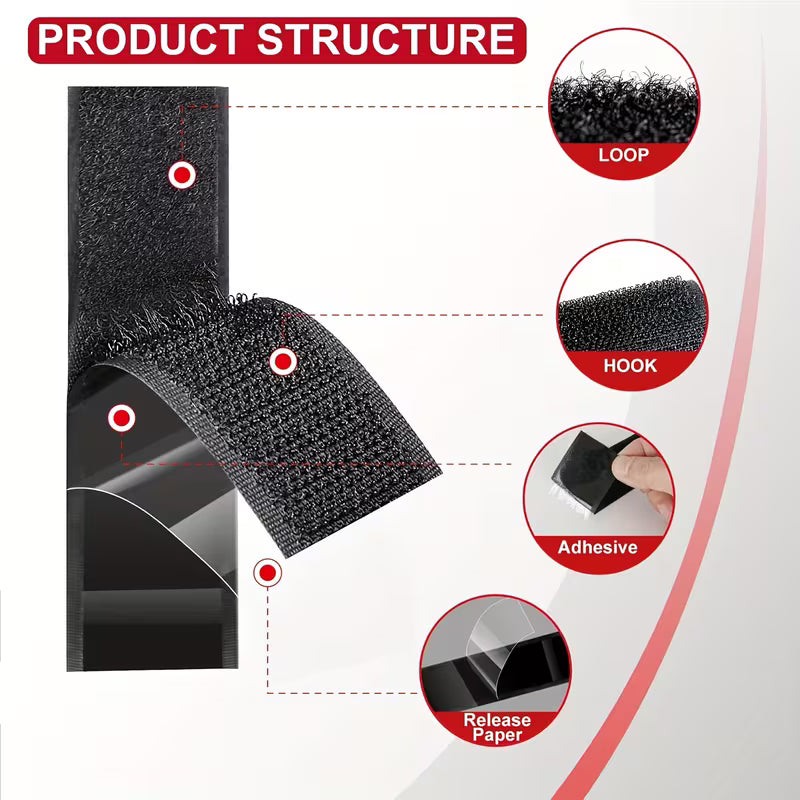 20FT x 1.5인치 벨크로